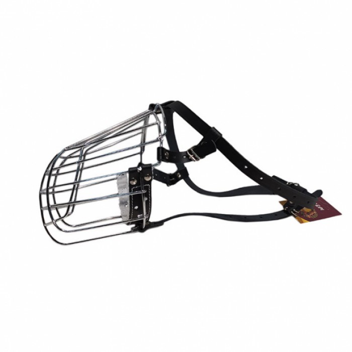 <p><strong>Намордник металлический для ротвейлера №1, хром</strong></p>

<p><strong>8.5&nbsp;см* 12 см</strong></p>