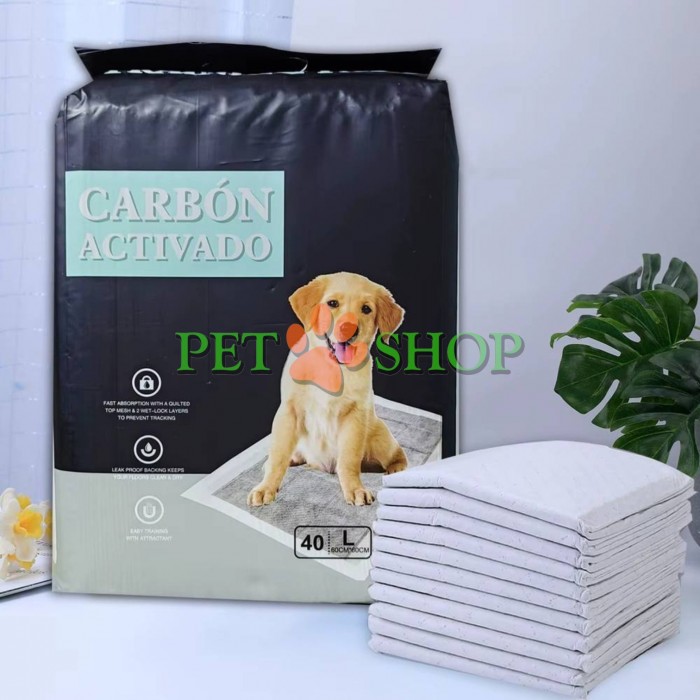 <p>Пеленки с активированным углем для собак с размером <strong>60 &times; 60 см</strong>, в упаковке <strong>40 шт</strong></p>