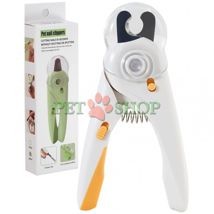 <p><strong>Когтерез Pet nail clippers с LED подстветкой&nbsp;и встроенной пилочкой для домашних животных.</strong></p>