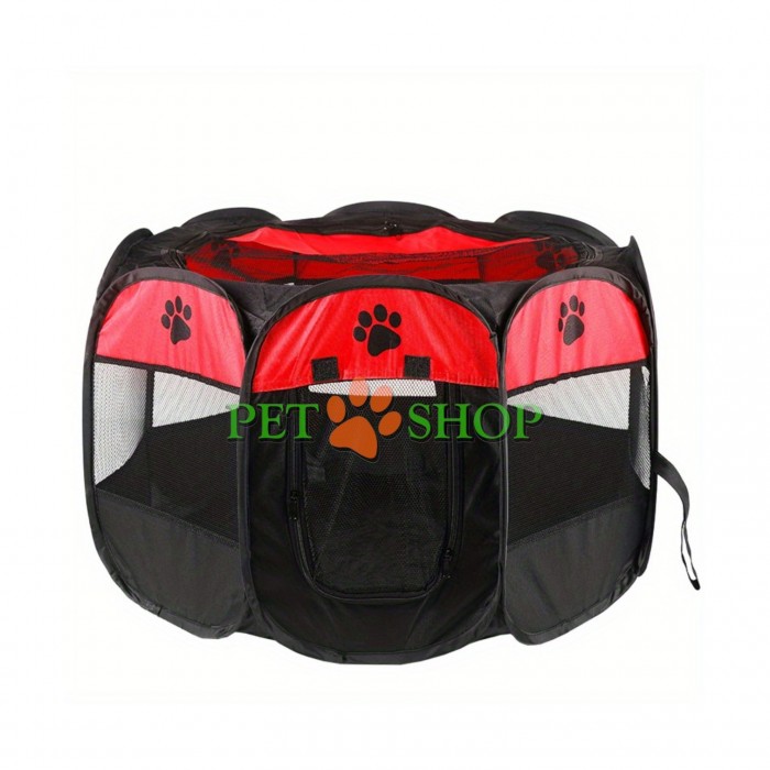 <p>Манеж для животных, 73 &times; 73 &times; 43 см, малый.&nbsp;Подходит для маленьких собак и кошек.</p>
