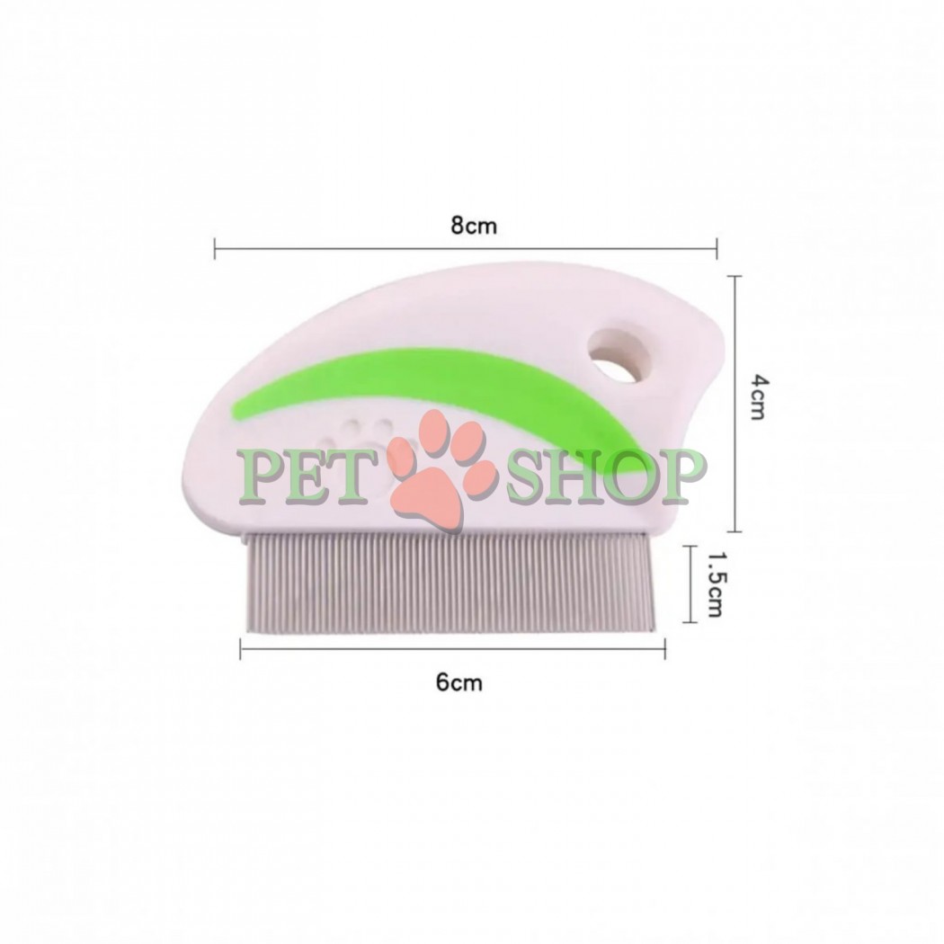 <p><strong>Pieptene pentru &icirc;ndepărtarea puricilor, păduchilor și lindinilor</strong> de la animalele de companie (pisici, c&acirc;ini, rozătoare).</p>