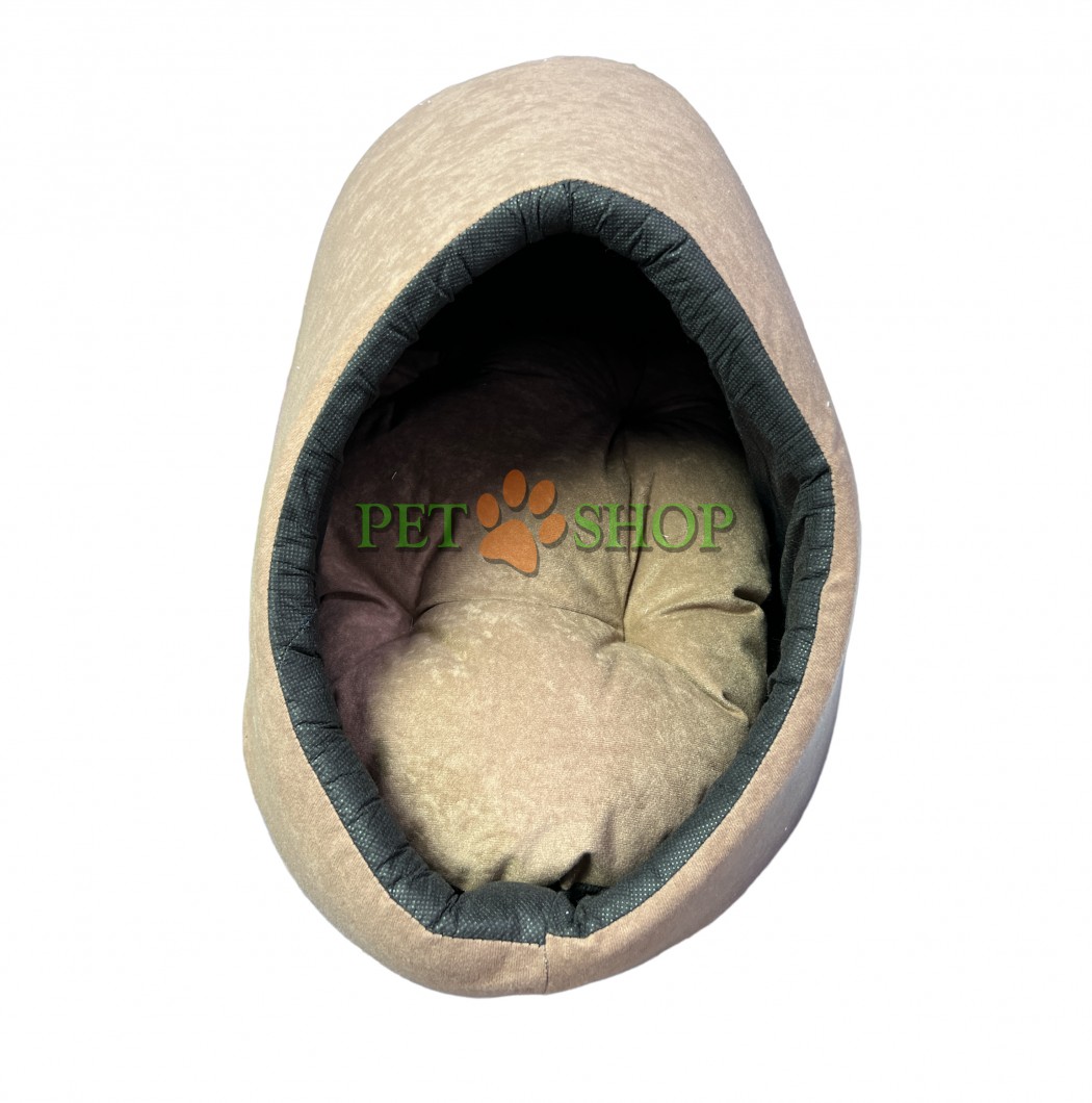 <p><strong>Домик-пещера для кошек и собак,&nbsp;44*40*28 см</strong></p>

<p><strong>Расцветка может отличаться, уточняйте у оператора</strong></p>