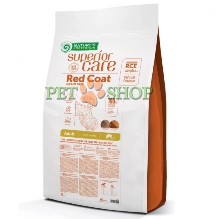 <p><strong>В основе корма &ndash; высокоэффективная инновационная формула, помогающая усилить и поддержать интенсивность красного пигмента шерсти, а также питающая кожу и шерсть домашнего животного изнутри.</strong></p>