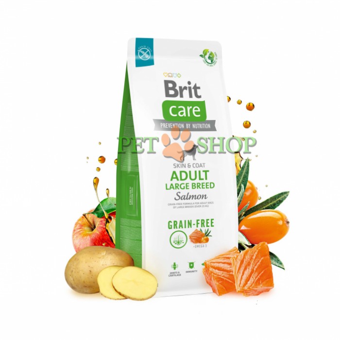 <p><strong>HRANĂ SUPERPREMIUM FĂRĂ CEREALE PENTRU A SPRIJINI SĂNĂTATEA PIELII ȘI A BLĂNII, SISTEMUL CIRCULATOR ȘI INIMA, O CONDIȚIE FIZICĂ EXCELENTĂ ȘI IMUNITATEA LA C&Acirc;INII ADULȚI DE RASE MARI.</strong></p>