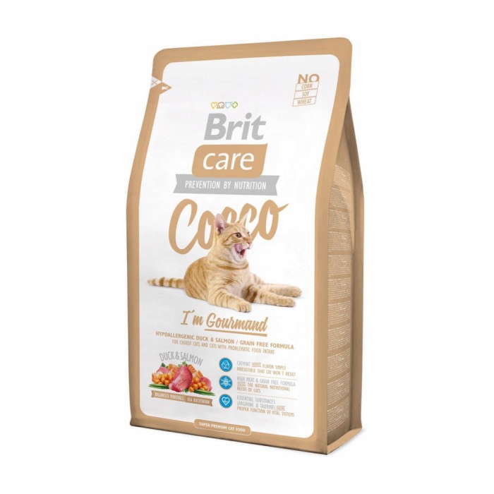 <p><strong>Высококачественный гипоаллергенный беззерновой корм с мясом утки и лосося для привередливых кошек и кошек с чувствительным пищеварением.&nbsp;</strong></p>