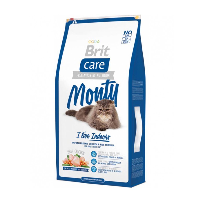 <p><strong>Высококачественный гипоаллергенный беззерновой корм с курицей и рисом для взрослых кошек&nbsp;живущих в доме.</strong></p>