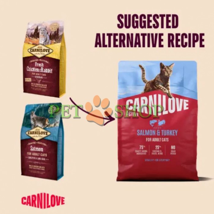 <p><strong>Hrană completă ACTIVE, fără cereale și cartofi, pentru pisici adulte, cu somon și curcan, destinată pisicilor adulte de toate rasele. -</strong>&nbsp;<strong>Carne proaspătă și organe&nbsp;-&nbsp;Fără carne și grăsime de pui -</strong><strong>&nbsp;Fără cereale.</strong></p>