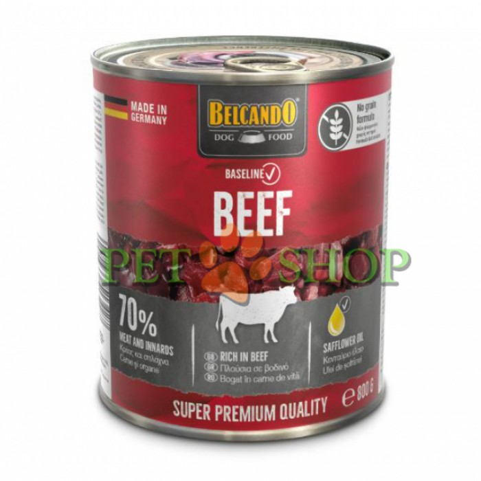 <p><strong>Belcando Baseline BEEF Белькандо Бейслайн</strong>&nbsp;&ndash; полнорационный корм для собак с говядиной.</p>