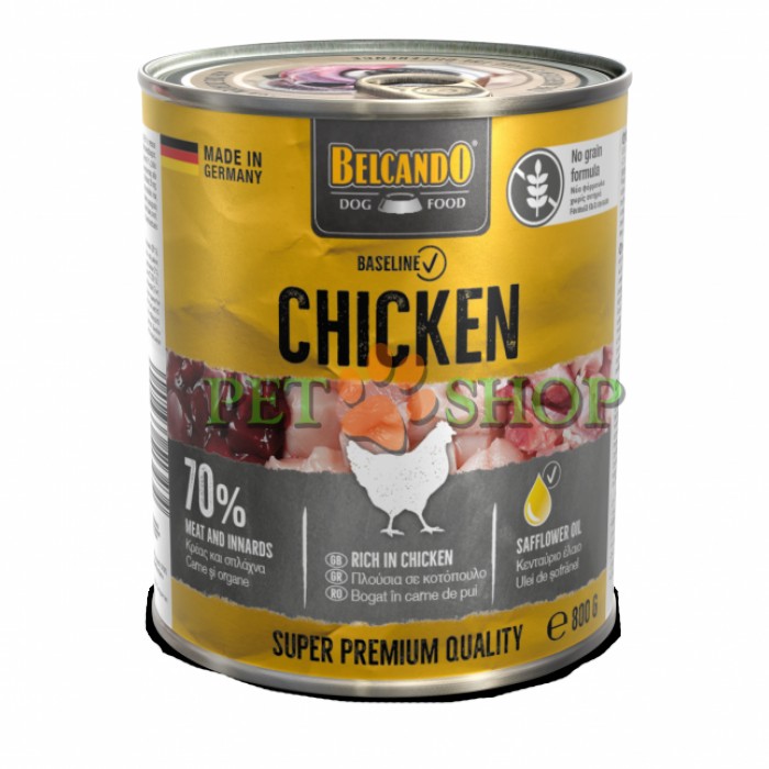<p><strong>Belcando Baseline HUHN (CHICKEN) Белькандо Бейслайн</strong>&nbsp;- полнорационный корм для собак с курицей.</p>