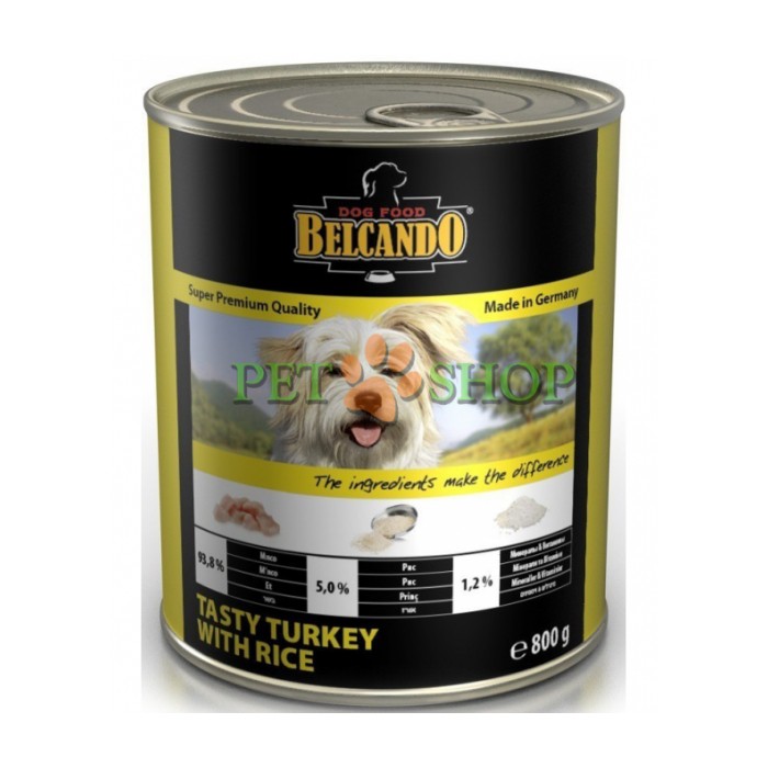 <p><strong>Высококачественные консервы для собак Belcando Turkey with Rice <em>с индейкой и рисом</em>. Отличный рацион на каждый день, обеспечивающий вашему питомцу заряд энергии.</strong></p>