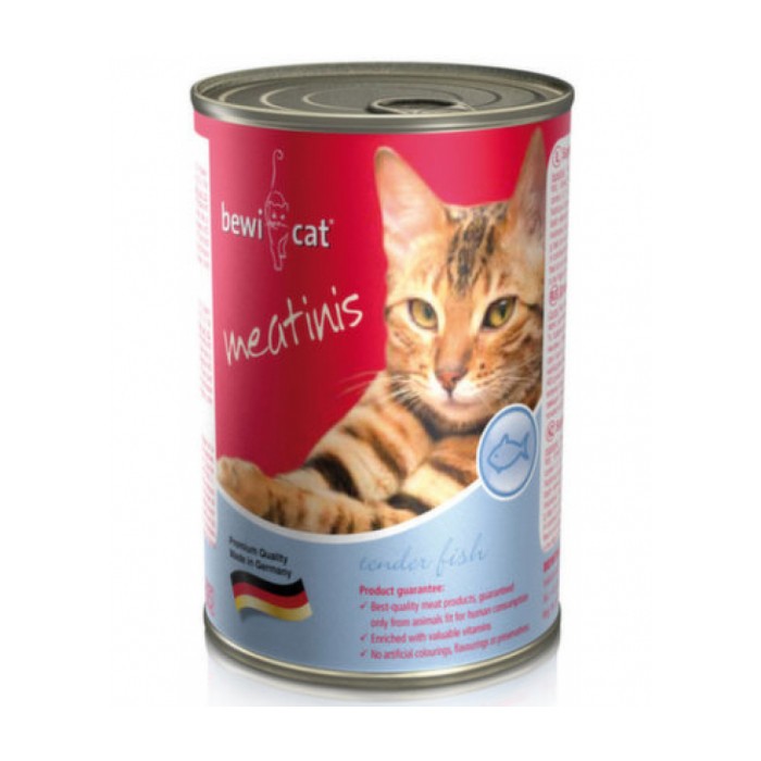 <p><strong>Bewi Cat Meatinis Fish&nbsp;</strong><strong>&ndash; идеальная добавка к сухому корму с высоким содержанием мяса рыбы, богатая витаминами и микроэлементами.&nbsp;</strong></p>