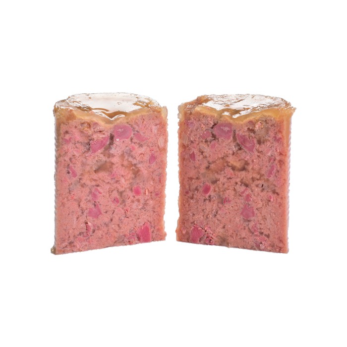 <p><strong>Pate pur cu bucăți &icirc;ntregi de organe și carne. Hrană completă pentru c&acirc;ini.</strong></p>
