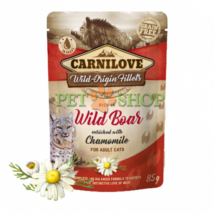 <p><strong>Кусочки мяса дичи в филе. Уникальные виды мяса. Без зерна, без картофеля, без ГМО, Без сои, Без сахара, без консервантов, без красителей.&nbsp;Высокое содержание мяса - 85%.</strong></p>