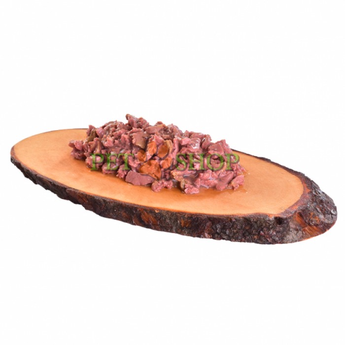 <p><strong>Кусочки мяса дичи в филе. Уникальные виды мяса. Без зерна, без картофеля, без ГМО, Без сои, Без сахара, без консервантов, без красителей.&nbsp;Высокое содержание мяса - 85%.</strong></p>