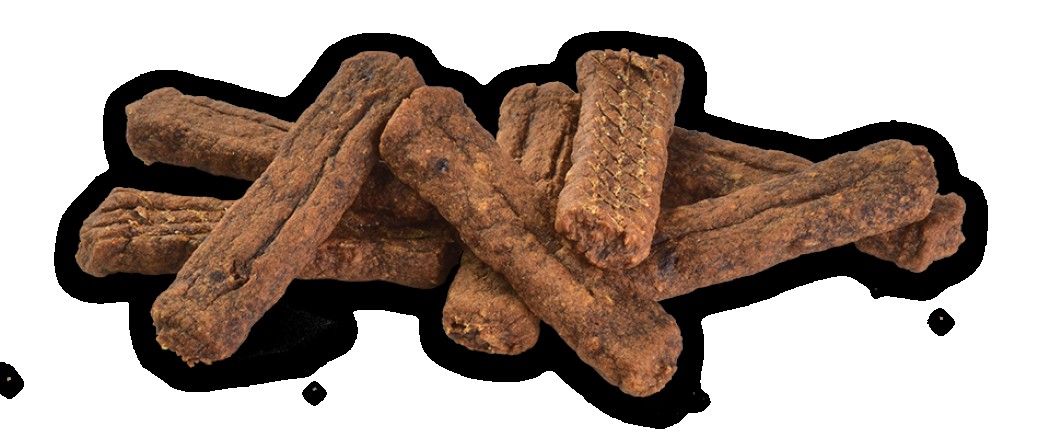 <p><strong>Дополнительный корм для собак. Вкусное мясное лакомство для собак с курицей, олениной и коллагеном.</strong></p>