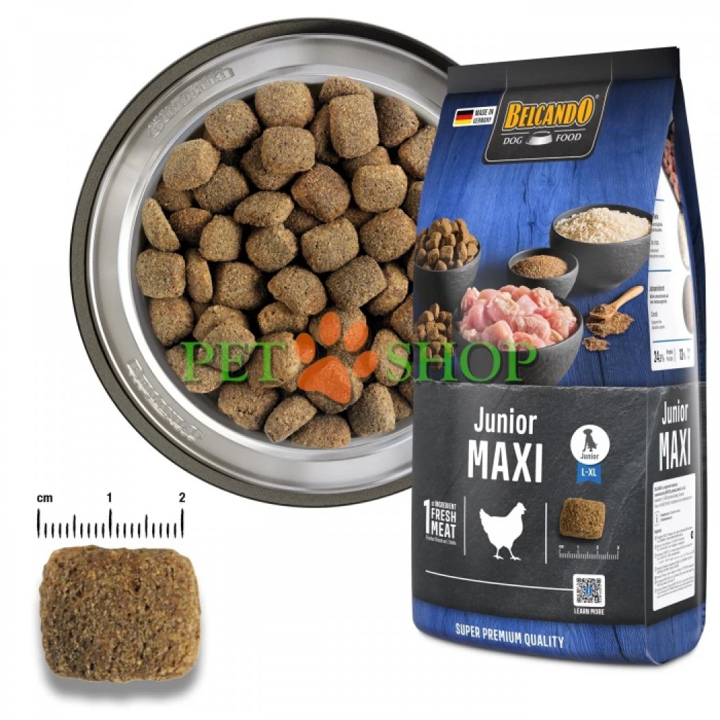 <p><strong>Belcando Junior Maxi 22,5 kg &ndash; hrană uscată superpremium pentru căței de talie mare și gigant.</strong></p>