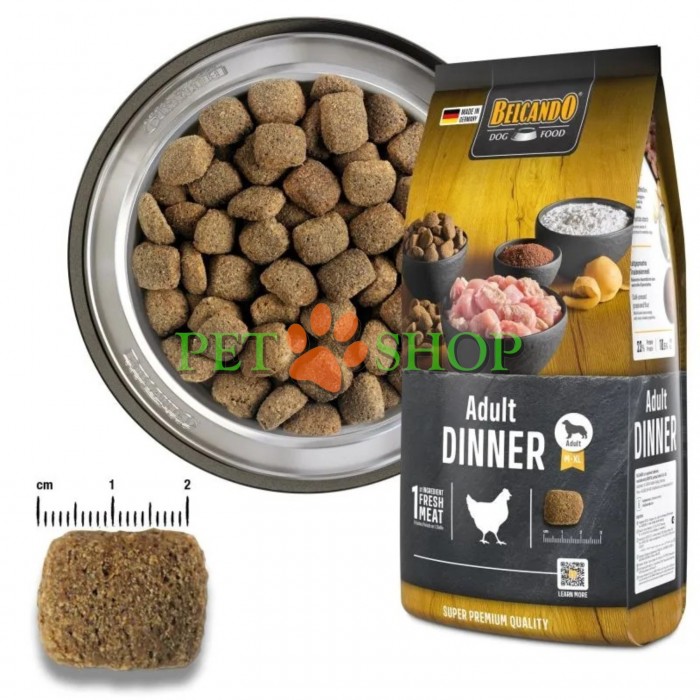 <p><strong>Belcando Adult Dinner 12,5 kg&nbsp;- сухой корм супер-премиум класса для собак средних и крупных пород с нормальной активностью.</strong></p>