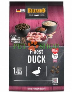 <p><strong>Belcando Finest Duck 4 kg&nbsp;- сухой корм супер-премиум класса для привередливых мелких и средних&nbsp;собак.</strong></p>