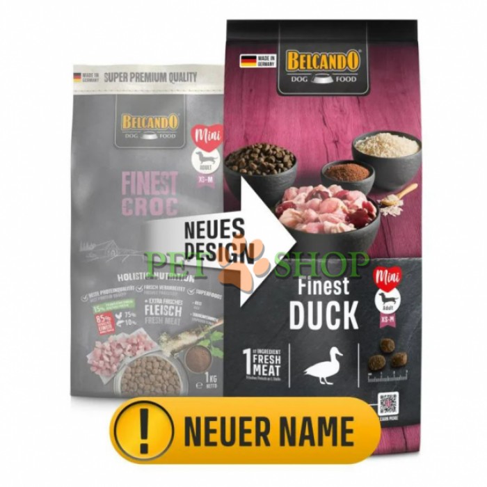 <p><strong>Belcando Finest Duck 1 кг на развес&nbsp;- сухой корм супер-премиум класса для привередливых мелких и средних&nbsp;собак.</strong></p>