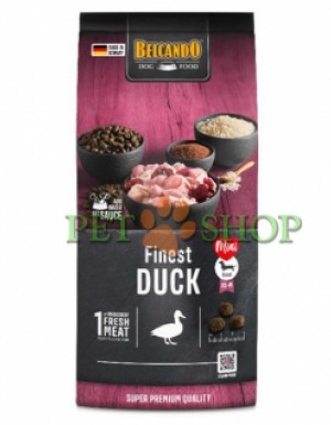 <p><strong>Belcando Finest Duck 12,5 kg&nbsp;- сухой корм супер-премиум класса для привередливых мелких и средних&nbsp;собак.</strong></p>