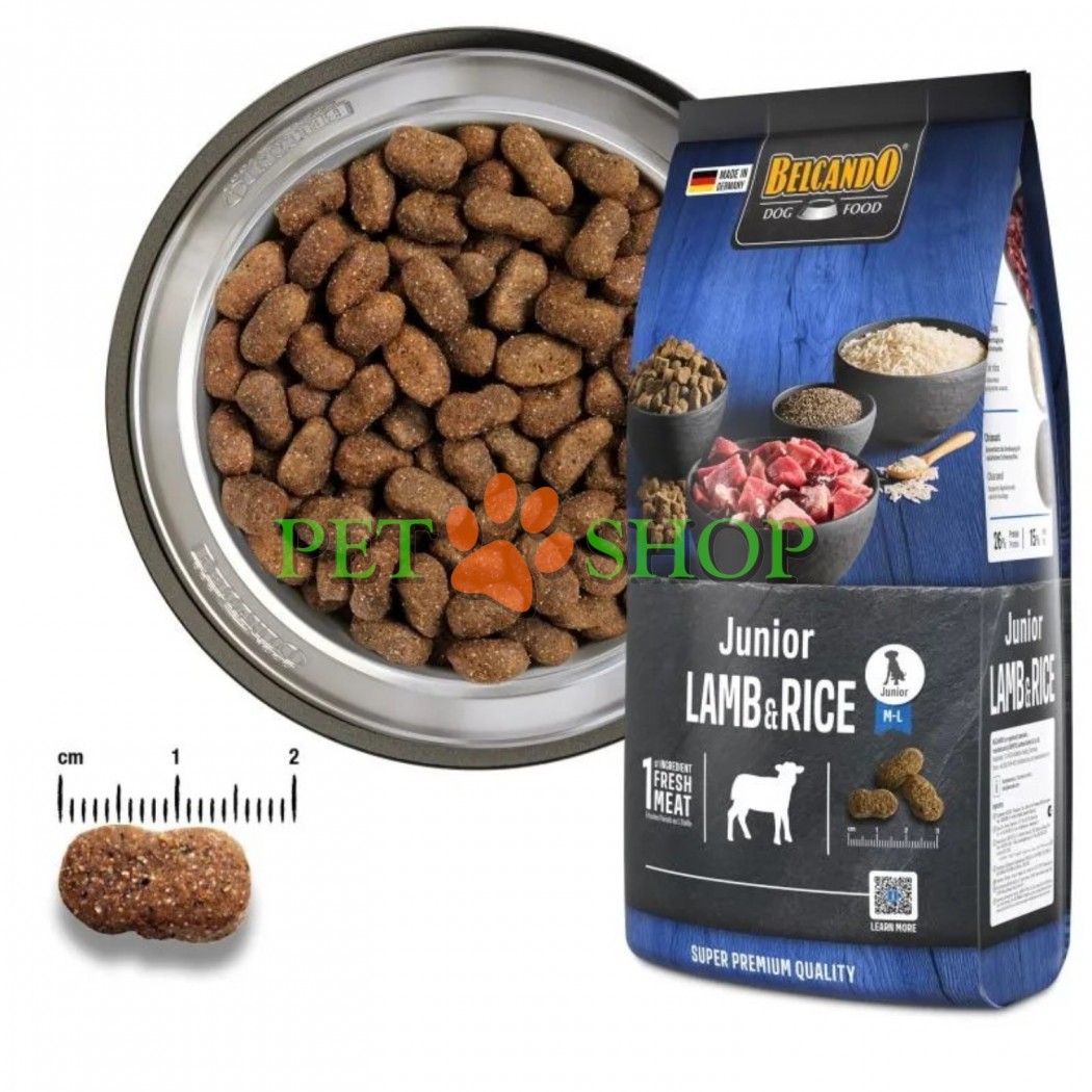 <p><strong>Belcando Junior Lamb, Rice 12,5&nbsp;kg &ndash; hrană hipoalergenică super-premium pentru pui de toate rasele, cu miel și orez.</strong></p>