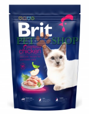 <p><strong>Hrană premium completă pentru pisici. Formulă cu carne pui pentru pisici adulte sterilizate.</strong></p>