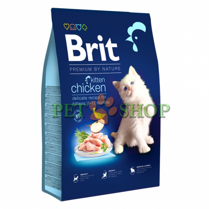 <p><strong>Hrană premium completă pentru pisici. Formulă cu carne de puipentru pisoi (1-12 luni), potrivită și pentru pisici gestante sau lactante.</strong></p>