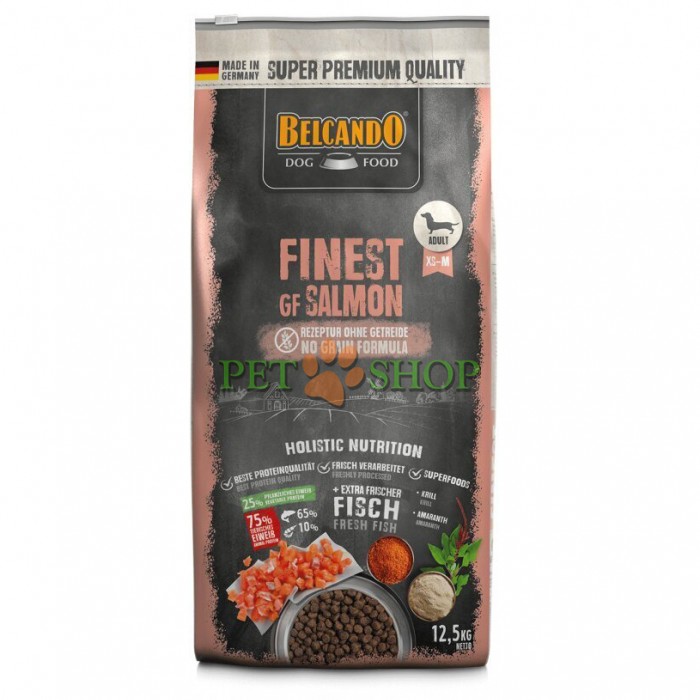 <p><strong>Belcando Finest GF Salmon сухой беззерновой корм для взрослых собак мелких и средних пород с лососем</strong></p>