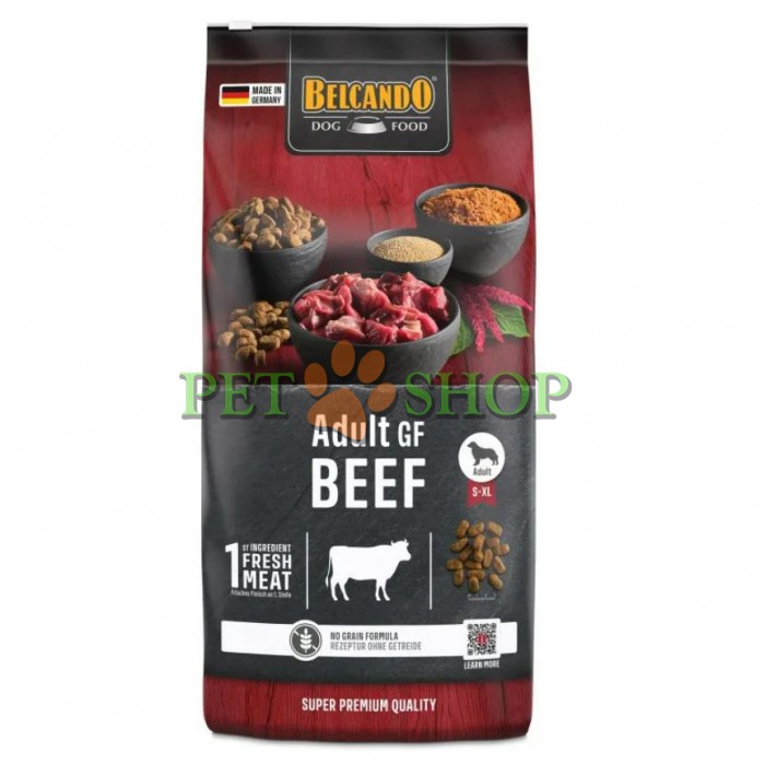 <p><strong>Сухой корм Belcando Adult GF Beef сухой&nbsp;беззерновой суперпермиум корм&nbsp;с говядиной для взрослых собак с нормальным уровнем активности.</strong></p>