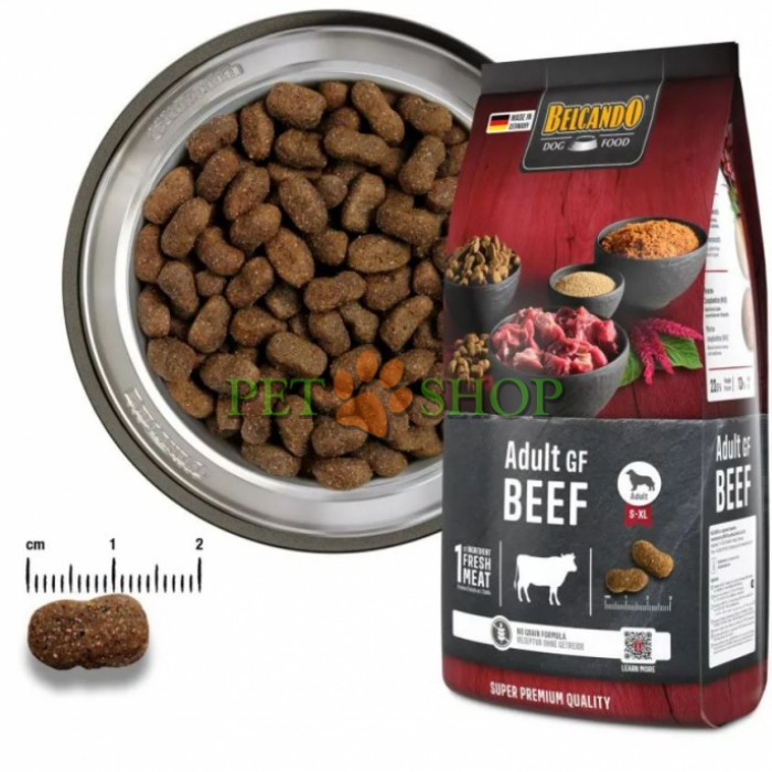 <p><strong>Сухой корм Belcando Adult GF Beef сухой&nbsp;беззерновой суперпермиум корм&nbsp;с говядиной для взрослых собак с нормальным уровнем активности.</strong></p>