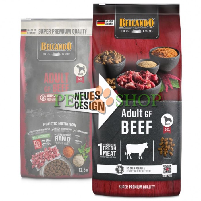 <p><strong>Сухой корм Belcando Adult GF Beef сухой&nbsp;беззерновой суперпермиум корм&nbsp;с говядиной для взрослых собак с нормальным уровнем активности.</strong></p>