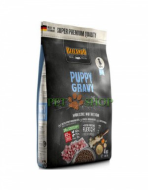 <p><strong>Belcando Puppy Gravy 4 кг - сухой корм супер-премиум класса для Щенков, Беременных и Кормящих Собак.</strong></p>