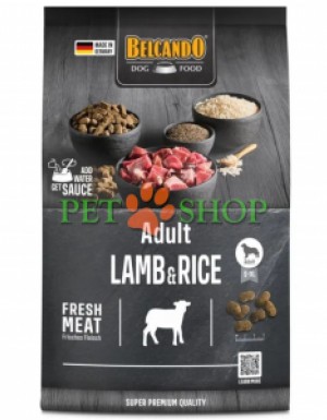 <p><strong>Belcando Adult Lamb, Rice 4&nbsp;кг - сухой гипоаллергенный&nbsp;корм супер-премиум класса для взрослых собак.</strong></p>