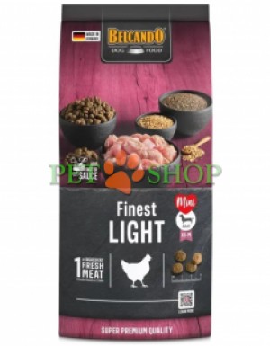 <p><strong>Belcando Finest Light este o hrană uscată SuperPremium pentru caini adulti supraponderali sau batrani, rase mici sau medii.</strong></p>