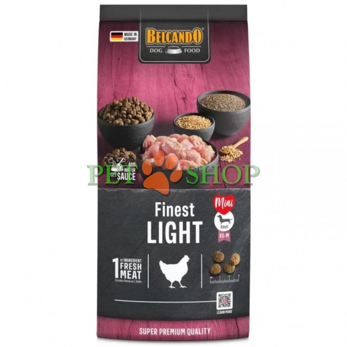 <p><strong>Belcando Finest Light este o hrană uscată SuperPremium pentru caini adulti supraponderali sau batrani, rase mici sau medii.</strong></p>