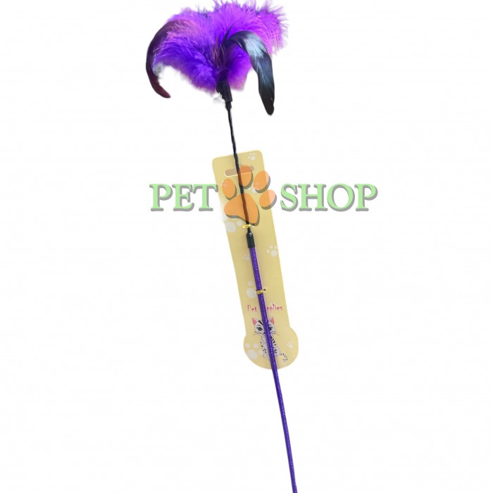 <p><strong>Undiță cu pene. Lungime: 70 cm</strong></p>