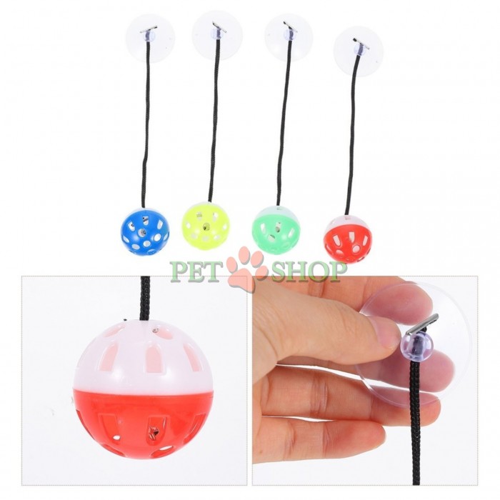 <p><strong>Игрушка для кошек &laquo;Шарик на присоске&raquo;</strong> &mdash; это увлекательная интерактивная игрушка, диаметром 6 см, которая надолго заинтересует вашего питомца и поможет ему оставаться активным даже в ваше отсутствие.</p>