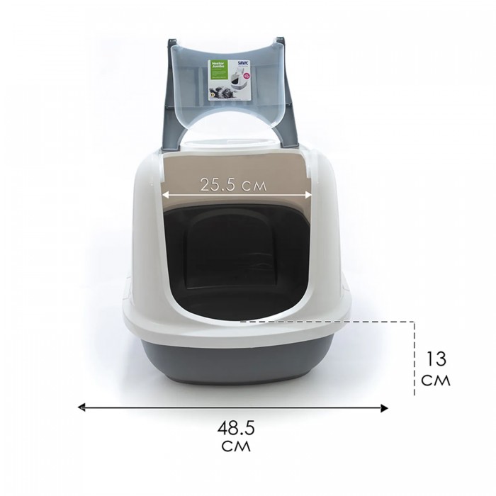 <p>Очень большой закрытый кошачий туалет с современным и практичным дизайном, который легко чистить благодаря дверце с подъемной крышкой.&nbsp;Особенно подходит для использования крупными породами кошек или несколькими кошками. Размеры:&nbsp;&nbsp;66,5 см x&nbsp;&nbsp;48,5 см x&nbsp;&nbsp;46,5 см</p>