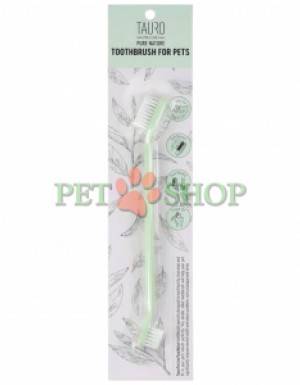 <p><strong>Tauro Pro Line Pure Nature Зубная щетка для собак и кошек - </strong>двусторонняя зубная щетка для ухода за ротовой полостью собак и кошек. Помогает обеспечить тщательную заботу за зубами и деснами любимца.</p>