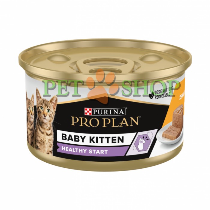 <p><strong>Полнорационный влажный корм с курицей для котят возрастом от 6 до 12 недель</strong></p>