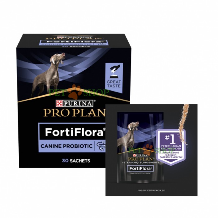 <p><strong>Пищевая добавка для собак и щенков Pro Plan Veterinary Diets Forti Flora&nbsp;для нормализации микрофлоры желудочно-кишечного тракта, 1 пакетик * 1 грамм</strong></p>