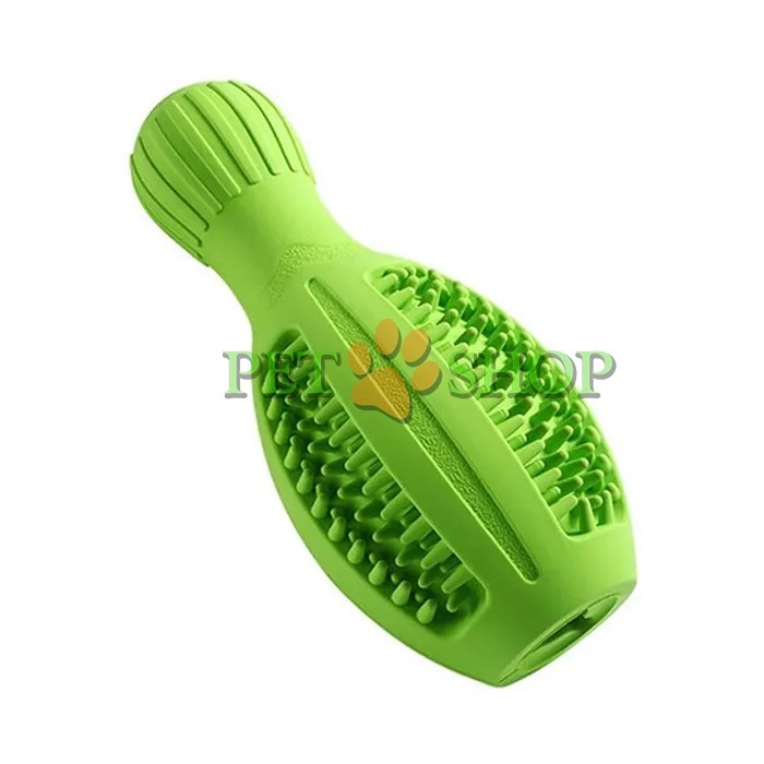 <p><strong>Интерактивная игрушка для собак с пищалкой в форме кегли для средних/мелких/маленьких пород/чистки зубов из натуральной резины каучук/конг</strong></p>