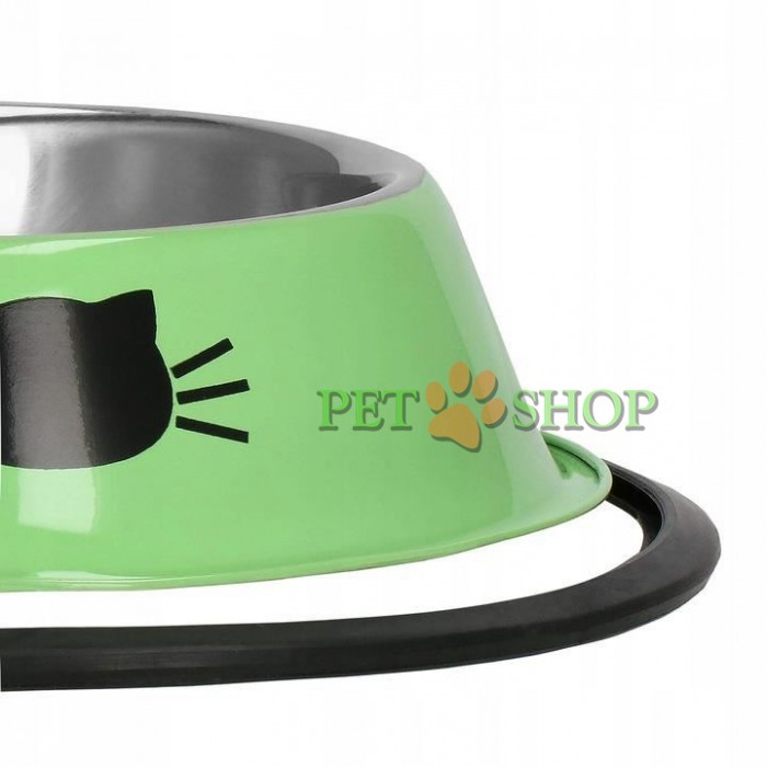 <p><strong>Bol metalic pentru pisici, Culori diferite: 15.5*11.5*3.8 cm.</strong></p>