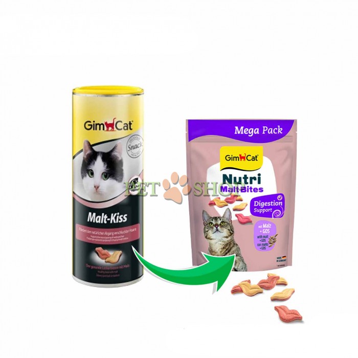 <p><strong>Продукт&nbsp;Gimpet&nbsp;Malt-Kiss содержит натуральный ароматный солод, специальные жировые компоненты и дериват молочного сахара с высоким содержанием ТГОС.&nbsp;</strong><strong>Цена за 1 шт.</strong></p>