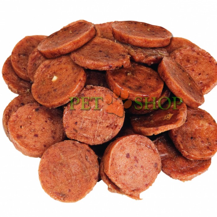 <p><strong>Delicatese special concepute pentru c&icirc;ini de talie mică &ndash; cerculețe din carne de miel.</strong></p>