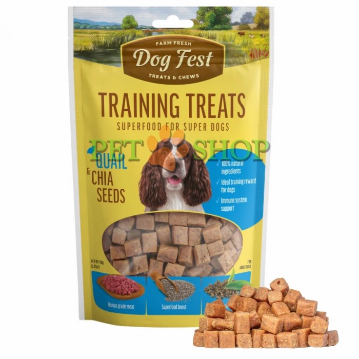 <p><strong>Delicatese special concepute pentru antrenarea c&icirc;inelor de toate rasele &ndash; Cubulețe din carne de prepeliță cu salvie.</strong></p>