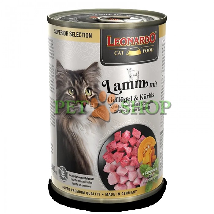 <p><strong>* Содержит баранину и птицу. * Лососевое масло для шелковистой шерсти. * Сочная тыква как источник клетчатки и антиоксидантов. *Беззерновой. *<em>Неотразимая кошачья мята(catnip).</em></strong></p>