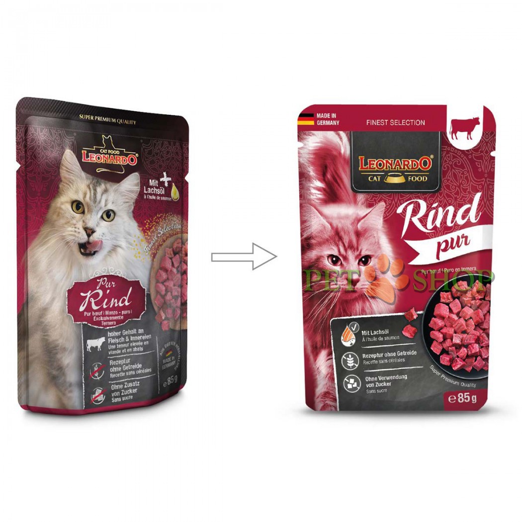 <p><strong>Сбалансированный влажный корм для кошек с говядиной&nbsp;</strong></p>