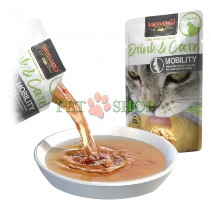 <p><strong>Бульон LEONARDO Drink&nbsp;Care Mobility&nbsp;поддерживает здоровье&nbsp;суставов.</strong></p>
