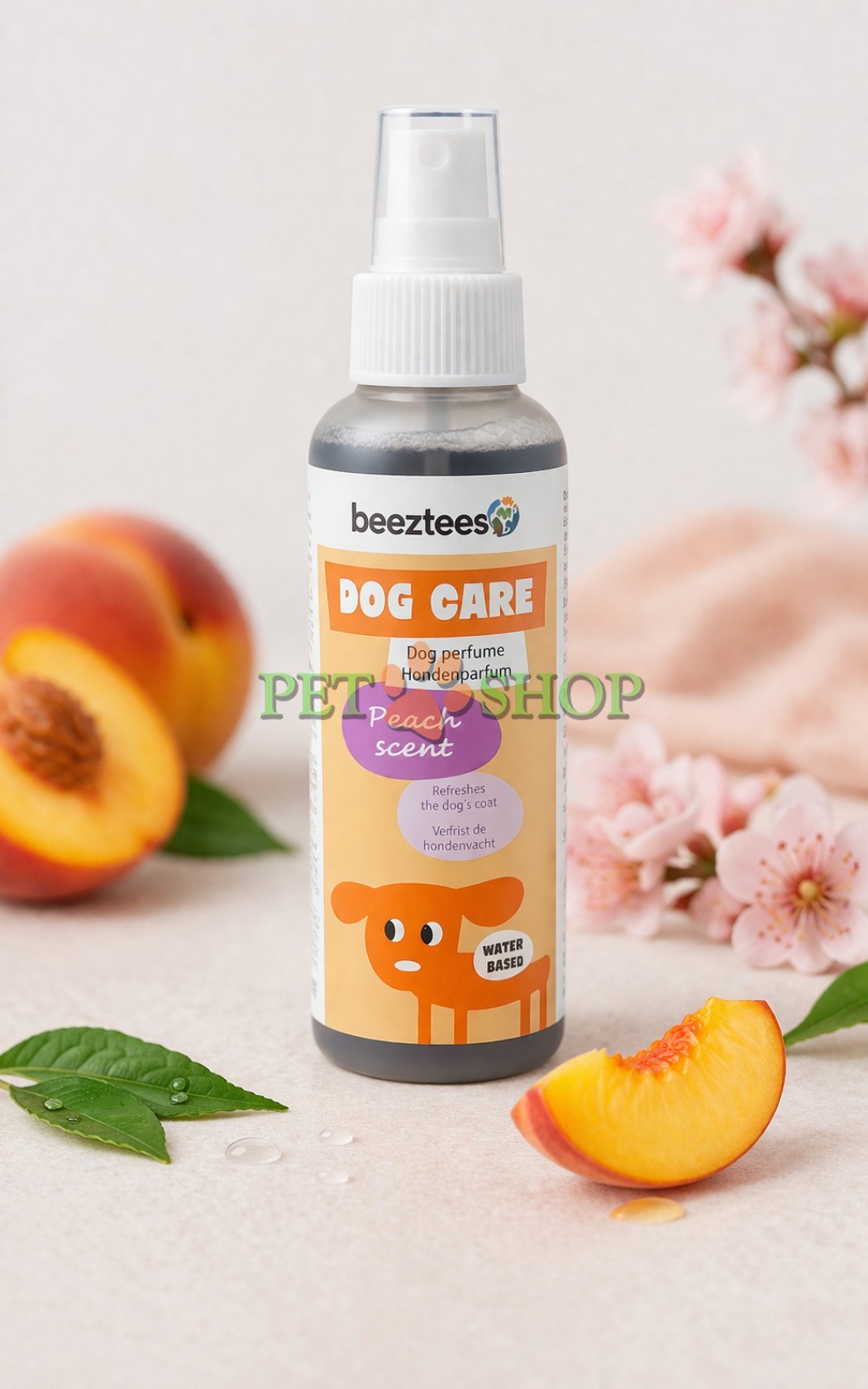 <p><strong>Дезодорант Beeztees c ароматом персика&nbsp;подходит для щенков и взрослых собак. Ваш питомец будет хорошо пахнуть.</strong></p>